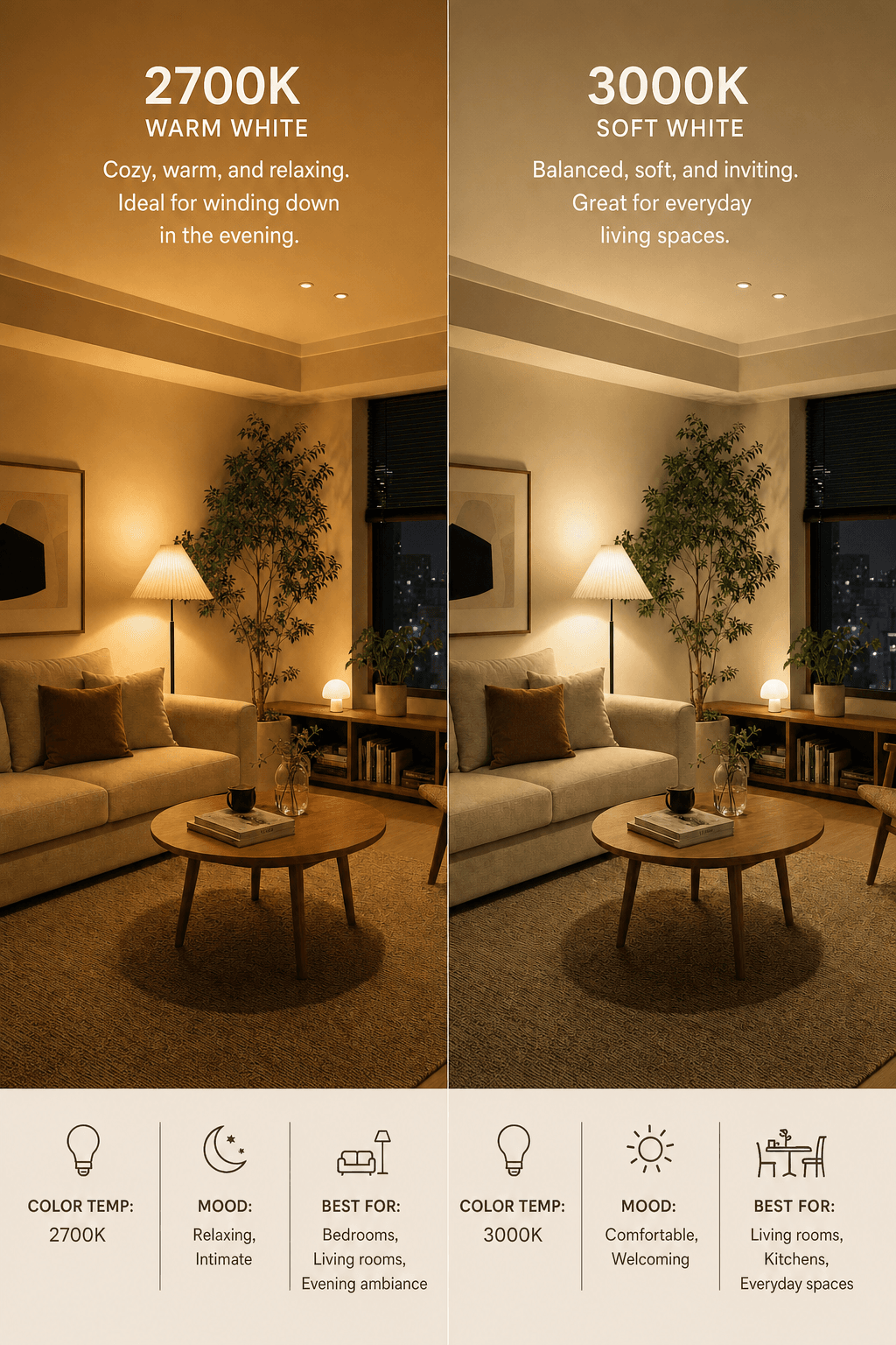 2700k vs 3000k comparison