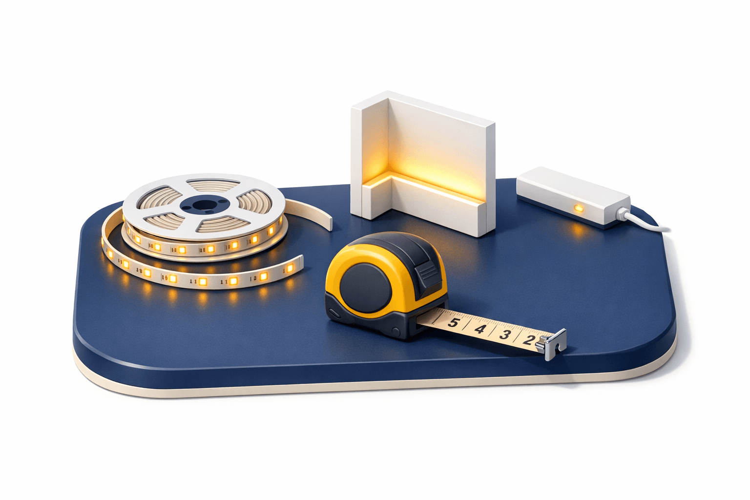 How Many Feet Of LED Strip Lights Do I Need For My Room? (Perimeter Calculator)