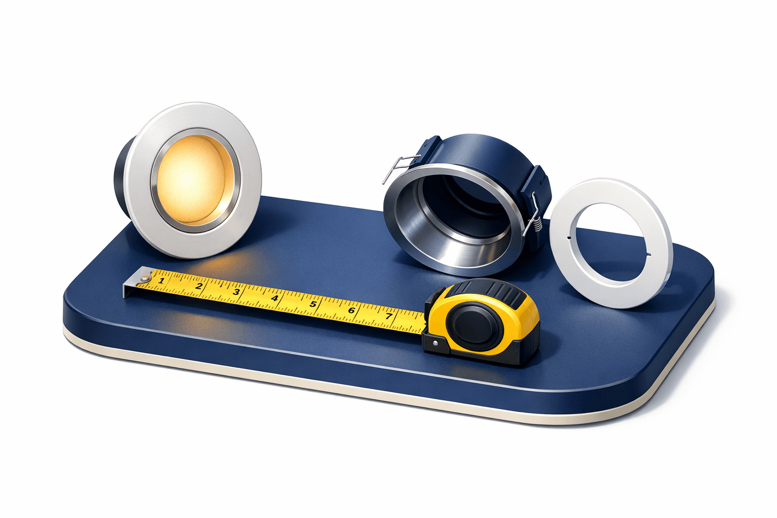 How To Measure Recessed Lighting Size?